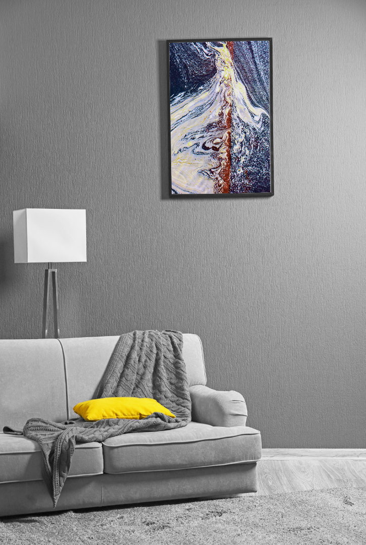 Cherry Ripple original abstract contextualised office art modern decor photo print by Blair Montague Drake